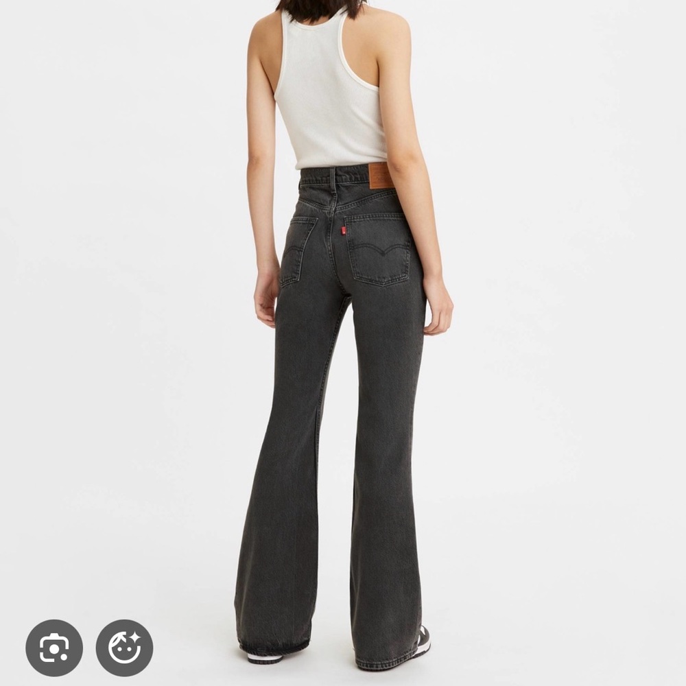 Levi's Black Flare Jeans